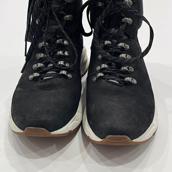 Timberland Delphiville Hiking Sneaker Boots Black Suede Leather Size 7 - Picture 6 of 10